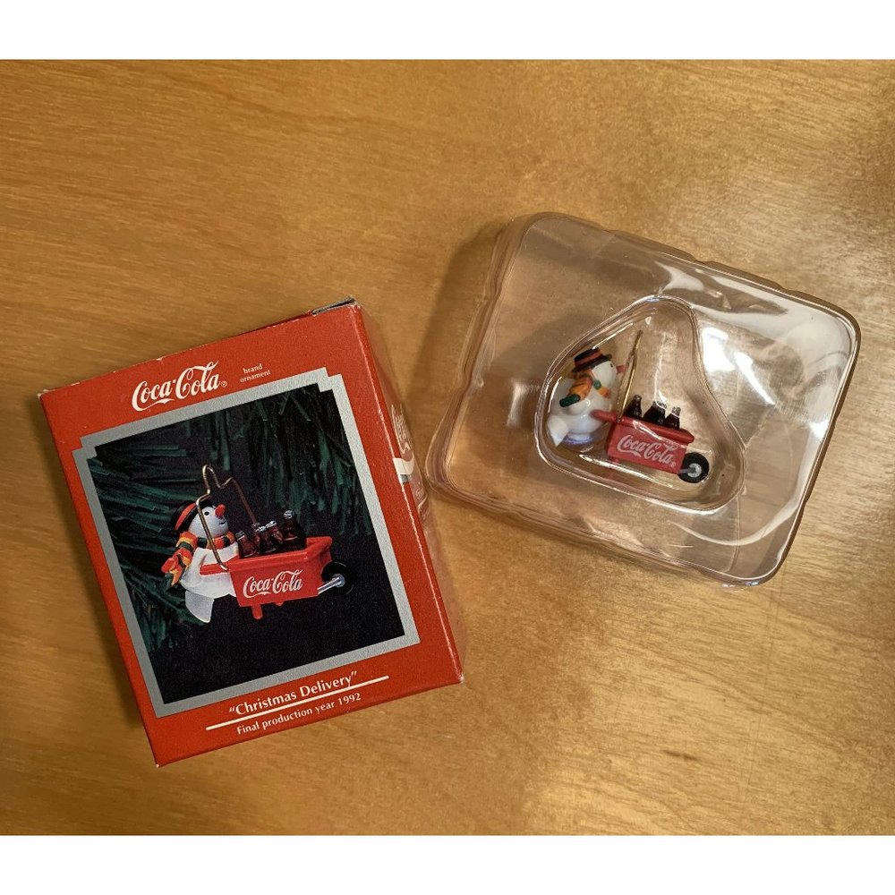 NEW 1992 Enesco Coca Cola Ornament